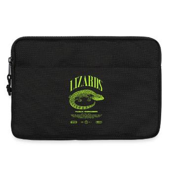 Langue Bleue Scinque Reptile Keeper Streetwear - Sacoche pour ordinateur portable 13 pouces - noir - Devant