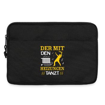 Heating Engineer Heating Construction Plumber Plumber - Laptop bag 13" - black - Front