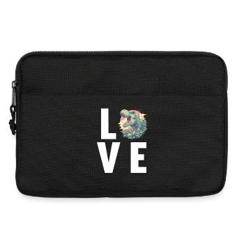Dino Dinosaur Dinosaur - Laptop bag 13" - black - Front