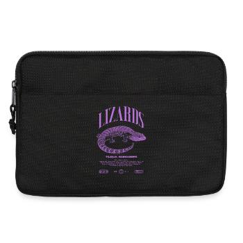 Langue Bleue Scinque Reptile Keeper Streetwear - Sacoche pour ordinateur portable 13 pouces - noir - Devant