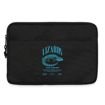 Langue Bleue Scinque Reptile Keeper Streetwear - Sacoche pour ordinateur portable 13 pouces - noir - Devant