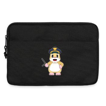 Hamster Policier Bâton Police - Sacoche pour ordinateur portable 13 pouces - noir - Devant
