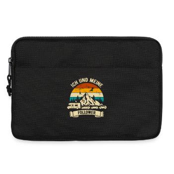 Ich und meine Follower - Wohnmobil - Stau - Laptoptasche 13" - Schwarz - Vorne