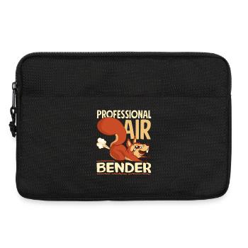 Public Fart Funny Inappropriate - Laptop bag 13" - black - Front