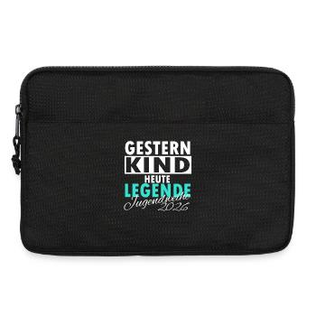 Youth Consecration 2026 Yesterday Child Today Legend - Laptop bag 13" - black - Front