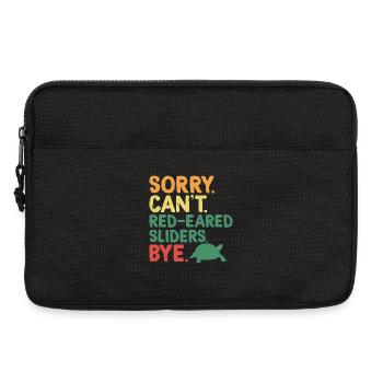 Red-eared Turtle - Laptop bag 13" - black - Front