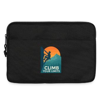  Climb Your Limits – Klettern & Bouldern - Laptoptasche 13" - Schwarz - Vorne