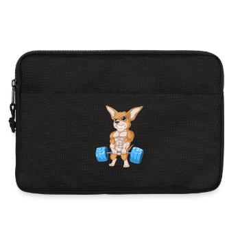 Haltérophilie Chihuahua - Sacoche pour ordinateur portable 13 pouces - noir - Devant