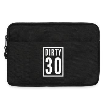 Dirty 30 30e anniversaire - Sacoche pour ordinateur portable 13 pouces - noir - Devant