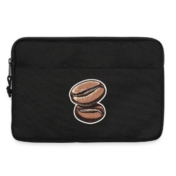 Kaffee - Laptoptasche 13" - Schwarz - Vorne