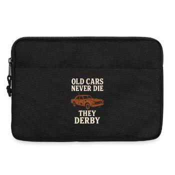 Demolition Derby Fan Pit Crew Crash Driver Fair - Laptoptasche 13" - Schwarz - Vorne