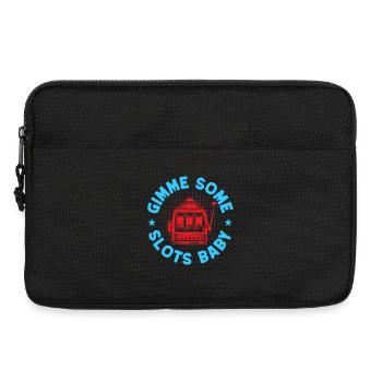 Fan de jeux d'argent Gimme Some Slots Baby Casino - Sacoche pour ordinateur portable 13 pouces - noir - Devant