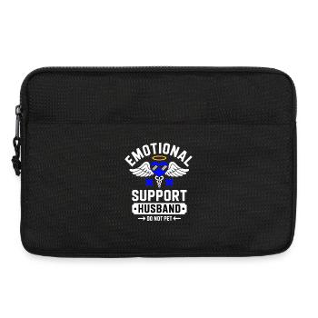 Emotional Support Husband Do Not Pet - Laptoptasche 13" - Schwarz - Vorne