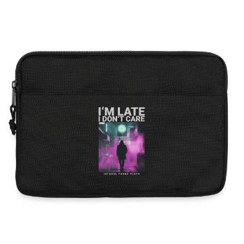 Dans la dernière montre I Dont Care, style streetwear - Sacoche pour ordinateur portable 13 pouces - noir - Devant