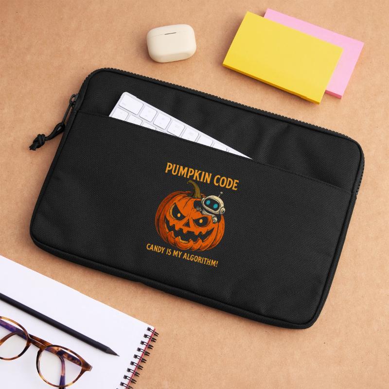 Pumpkin Code : Candy est mon algorithme ! Sacoche pour ordinateur portable 13 pouces