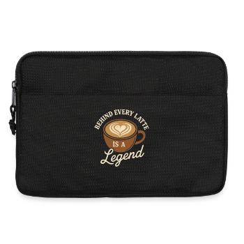 Barista Espresso Crew Kaffee Slinger Latte - Laptoptasche 13" - Schwarz - Vorne