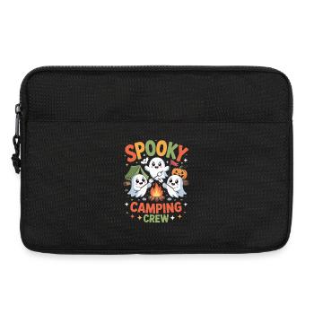 Spooky Camping Crew Camper Hiker Halloween Camping - Laptop bag 13" - black - Front
