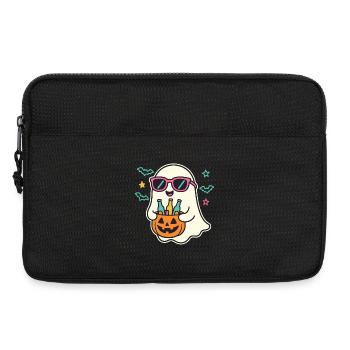 Halloween Ghost Trick or Treat - Sacoche pour ordinateur portable 13 pouces - noir - Devant