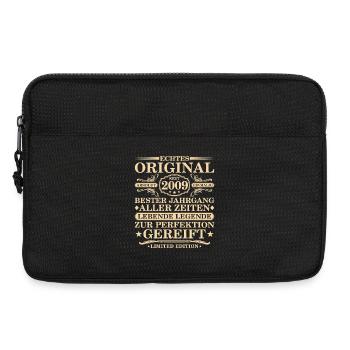 Original since 2009 Vintage - 16th Birthday - Laptop bag 13" - black - Front
