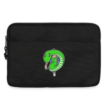 cute snake - Laptop bag 13" - black - Front
