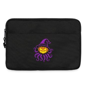 Octopumpkin - Citrouille effrayante avec des tentacules - Sacoche pour ordinateur portable 13 pouces - noir - Devant
