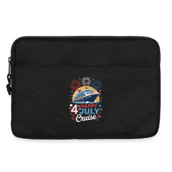 Patriotic Cruise Trip Independence Day 4th of July - Laptoptasche 13" - Schwarz - Vorne