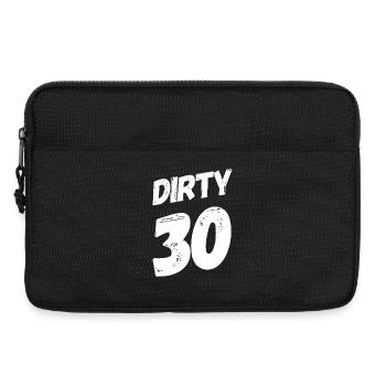 Dirty 30 30e anniversaire - Sacoche pour ordinateur portable 13 pouces - noir - Devant