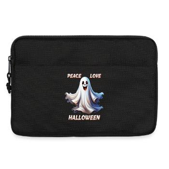 GEIST PEACE LOVE HALLOWEEN - Laptoptasche 13" - Schwarz - Vorne