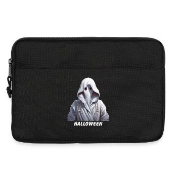 Fantôme Halloween - Sacoche pour ordinateur portable 13 pouces - noir - Devant
