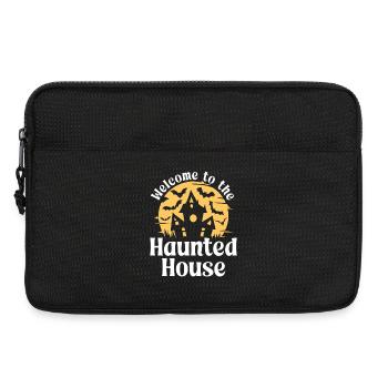 Willkommen im Spukhaus - Laptoptasche 13" - Schwarz - Vorne