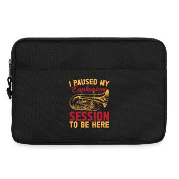 Euphonium Paused My Session Be Here Baritone - Laptop bag 13" - black - Front