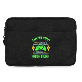 Einzelkind Complete - Loading Großer Bruder 2026 - Laptoptasche 13" - Schwarz - Vorne