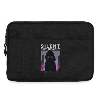 Silent But Deadly Phonk Dark Aesthetic - Laptoptasche 13" - Schwarz - Vorne