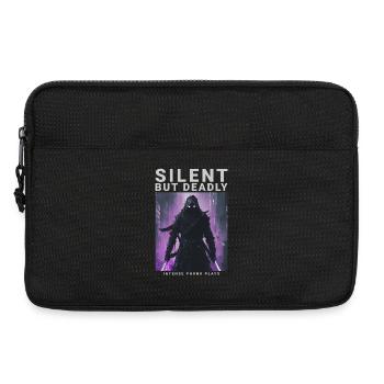 Silent But Deadly Anime Gamer Phonk Geschenk - Laptoptasche 13" - Schwarz - Vorne