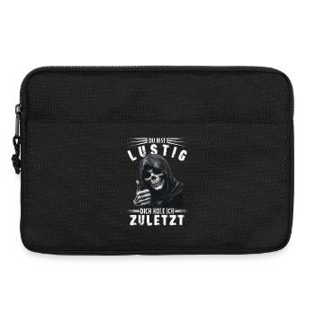 Dire que tu es drôle Grim Reaper Skull Motif - Sacoche pour ordinateur portable 13 pouces - noir - Devant