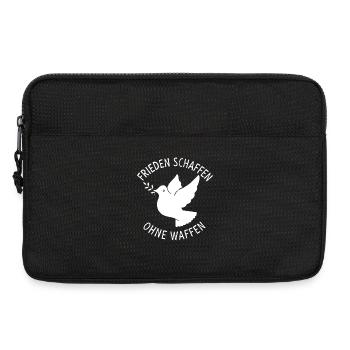 Frieden Schaffen ohne Waffen Friedenstaube  - Laptoptasche 13" - Schwarz - Vorne