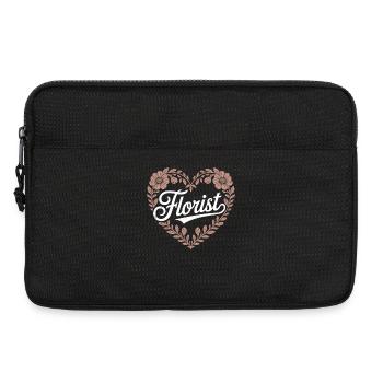 Florist Herz Design - Laptoptasche 13" - Schwarz - Vorne