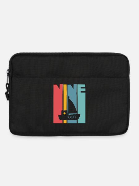 9. Geburtstag Segelschiff - Laptoptasche 13" - Schwarz