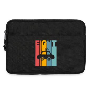 8e anniversaire de la police - Sacoche pour ordinateur portable 13 pouces - noir - Devant