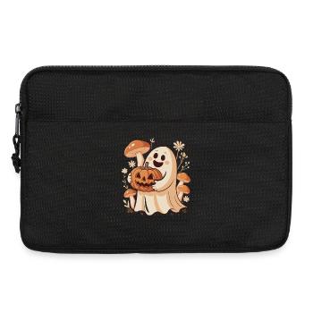 pumpkin flowers autumn forest nature Halloween - Laptop bag 13" - black - Front