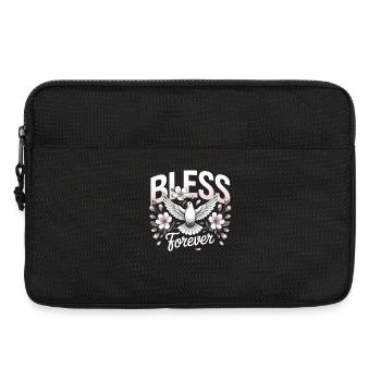 Forever Dove Floral Christian Streetwear - Sacoche pour ordinateur portable 13 pouces - noir - Devant