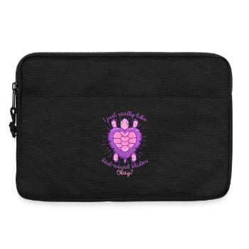 Red-eared Turtle - Laptop bag 13" - black - Front