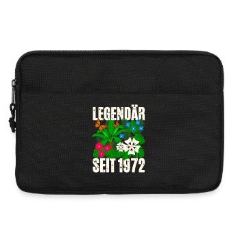Légendaire depuis 1972 Fleurs - Sacoche pour ordinateur portable 13 pouces - noir - Devant