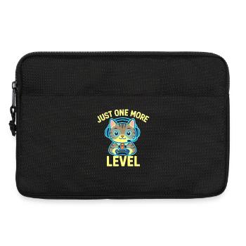 Gamer Cat – Juste un niveau de plus - Sacoche pour ordinateur portable 13 pouces - noir - Devant