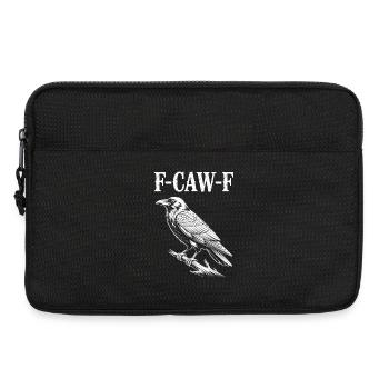 F-Caw-F Meme Krähe - Laptoptasche 13" - Schwarz - Vorne