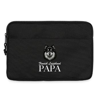 Finnish Lapphund Dad - Laptop bag 13" - black - Front
