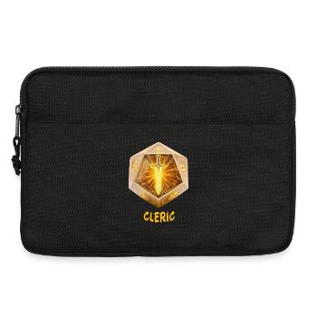 D20 with Holy Sword – Cleric Fantasy - Laptop bag 13" - black - Front