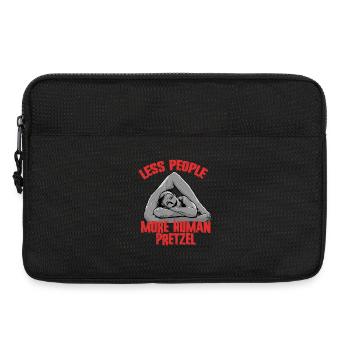 Kontorsionist Kontorsion More Human Pretzel - Laptoptasche 13" - Schwarz - Vorne