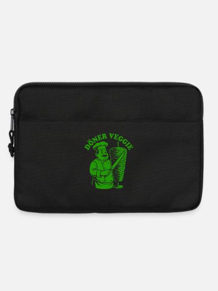 Döner Veggie - Fast Food - veganer Kebab - Laptoptasche 13" - Schwarz