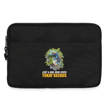 Tokay-Geckos Tokay-Gecko - Laptoptasche 13" - Schwarz - Vorne